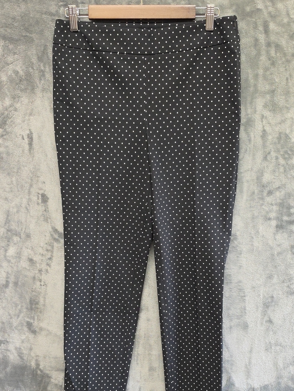 Talbots Black and White Polka Dot Chatham Ankle Pant Sz 6